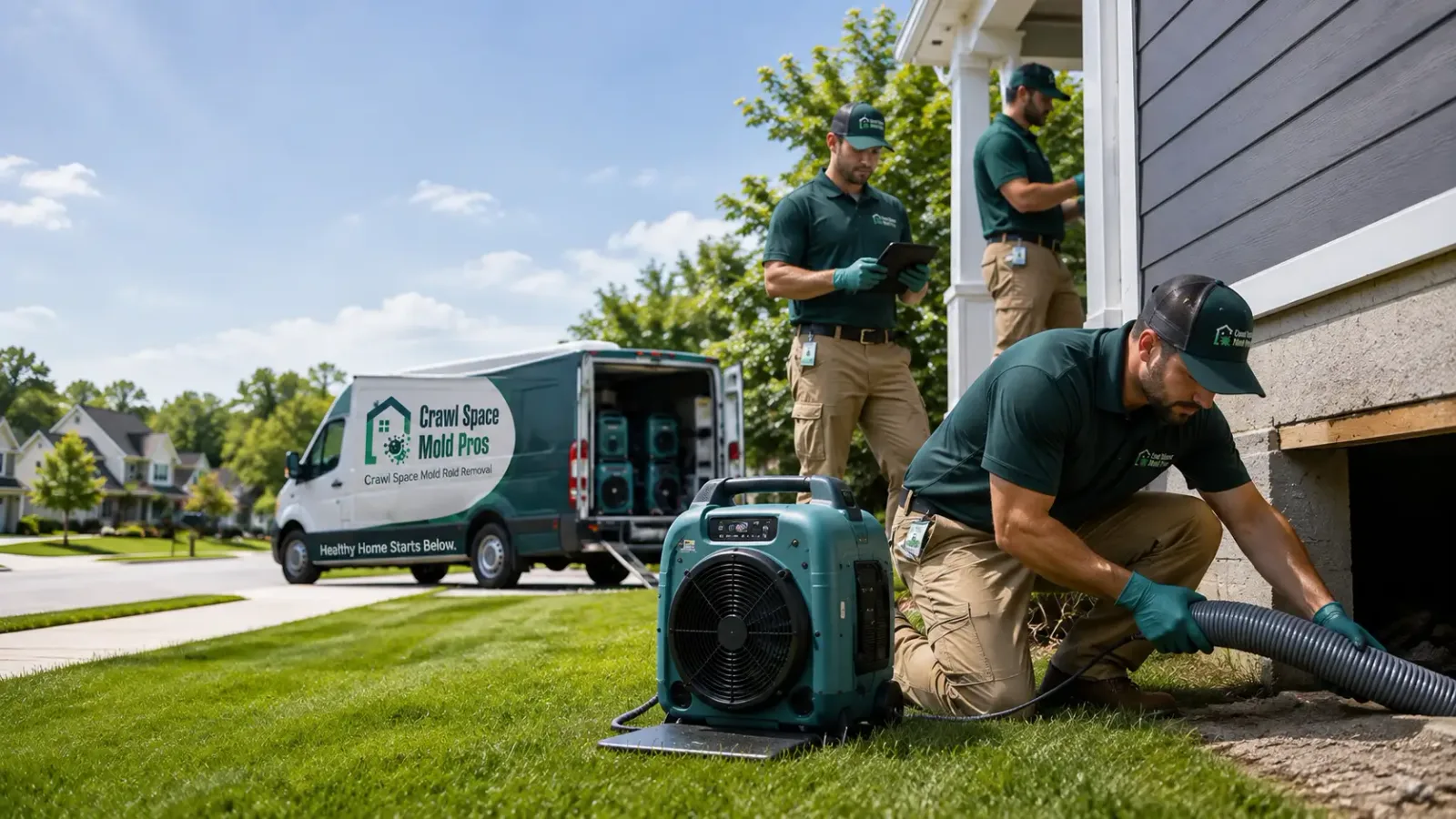 Crawl Space Mold Removal in Amboy, IL